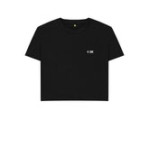 B-Relaxed Crop T-Shirt Black